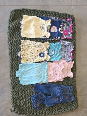 Toddler Girl Carhartt And Wrangler Bundle